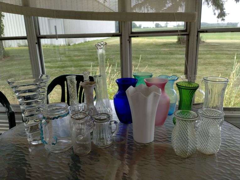 Pickers Lot Vases Glasses