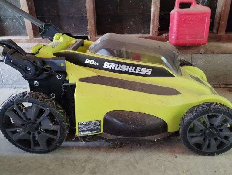 Ryboi Electric Battery Powered Self Propelled 40V Mower Brushless Lawnmower