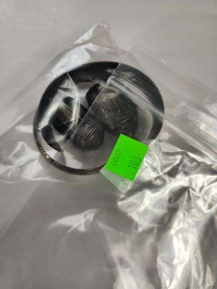 Sterling Hinge Bracelet & Salt Peppers + Unmarked Engraved Cuff