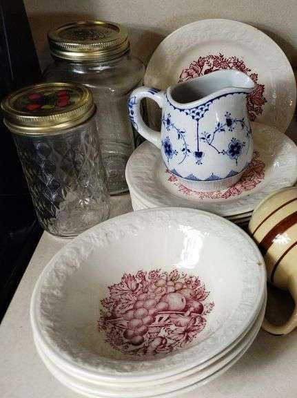 LOT Vintage China Denmark England Halls