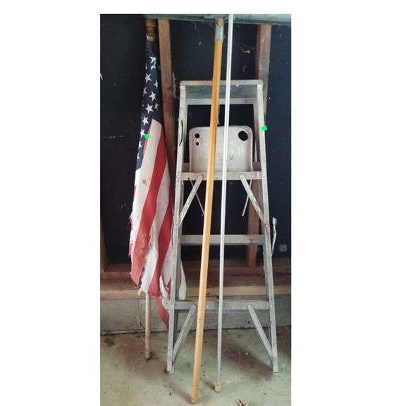 LOT Ladder Floor Squeegee American Flag