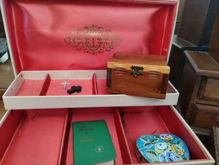 Lot Vintage Jewelry Boxes