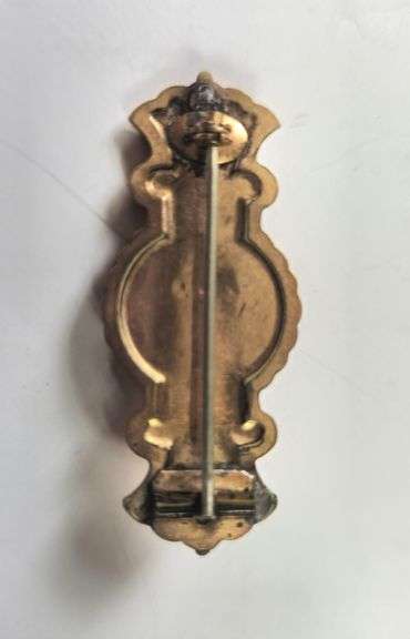 Antique Jewelry Victorian Bar Brooch Gold Tested 14KT but Likely Rolled Gold