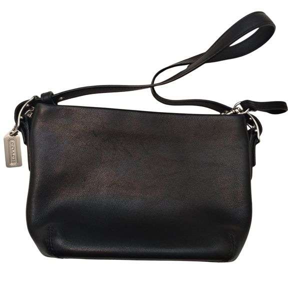Coach Purse Small Black 5"x7" Leather