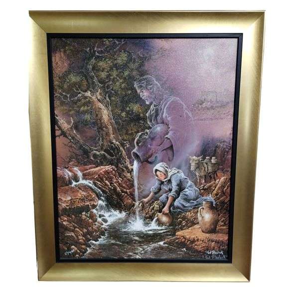 Print on Canvas I Am the Living Water Jesus Christianity Ted Blaylock
