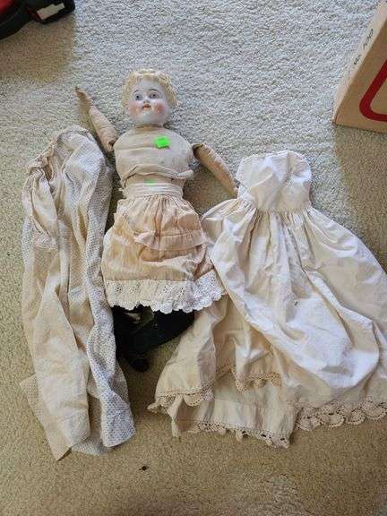 Antique Porcelain Doll Probably German