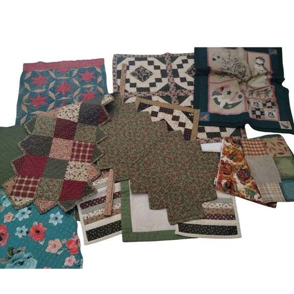 Lot Placemats Patterned Quilted Pioneer Woman