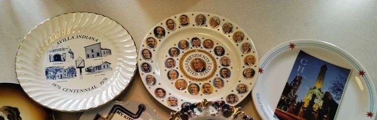 Pickers Lot Souvenir Plates History China