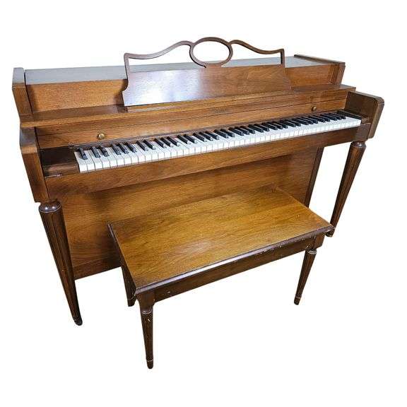 Howard Upright Piano Vintage Wood Playable or DIY Bar