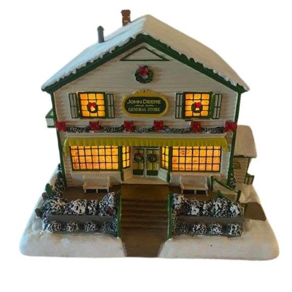General Store Hawthorne Village John Deere Collection Lighted House