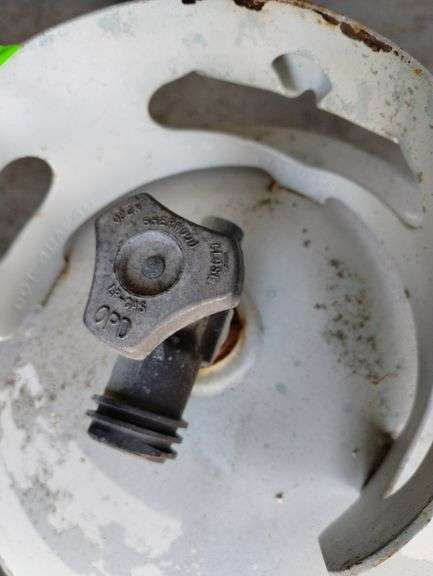 Used Propane Tank About 1/3 to 1/2 Full