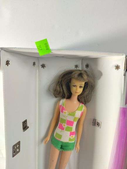 1960s Francie Barbie Doll Case Original Outfit Clothes