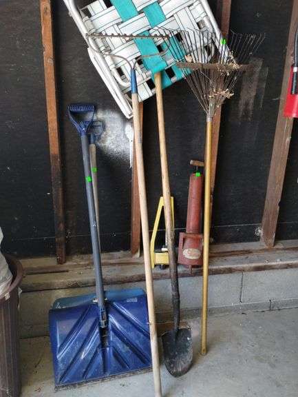 LOT Yard Tools Sprinkler Rakes Lawn Chair Snow Shovels+