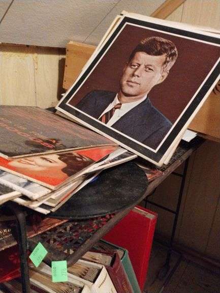 LOT Mixed Records JFK  & Bible on Record