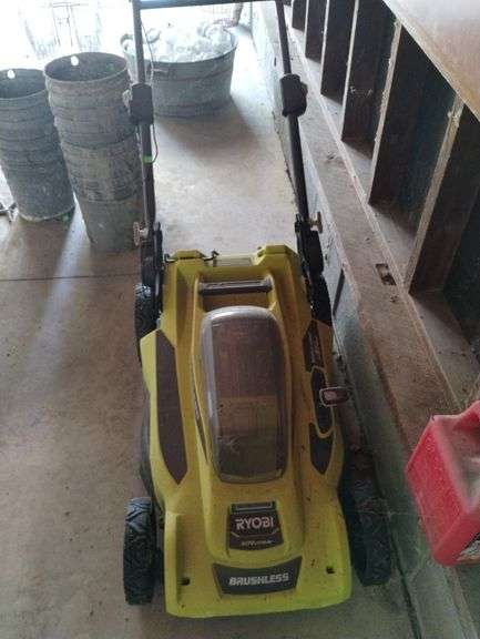 Ryboi Electric Battery Powered Self Propelled 40V Mower Brushless Lawnmower