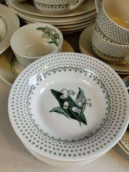 LOT Royal Waverly Lily of the Valley Dishes