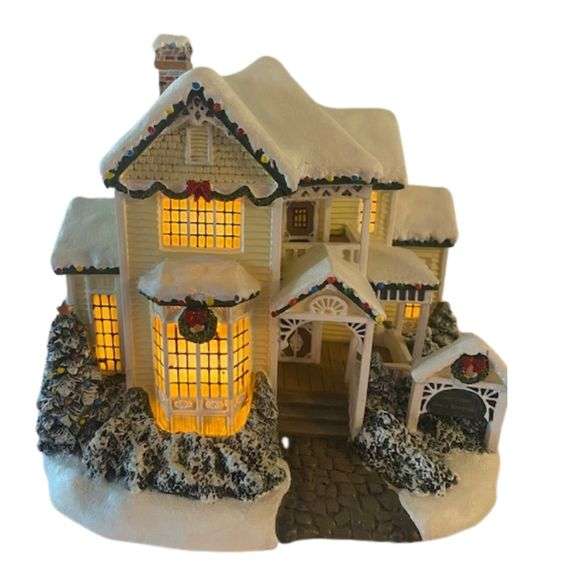 Deer Creek Bed & Breakfast Hawthorne Village John Deere Collection Lighted House