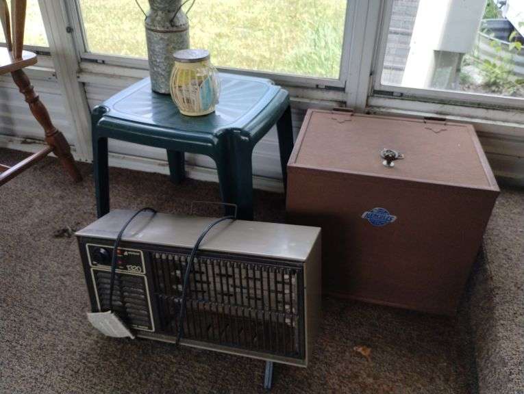Patio Table Space Heater Hercules Lock Box Fire Safe