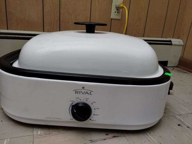 Rival Electric Roaster Pan + Vintage Canning Pot