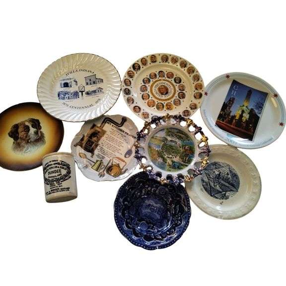 Pickers Lot Souvenir Plates History China