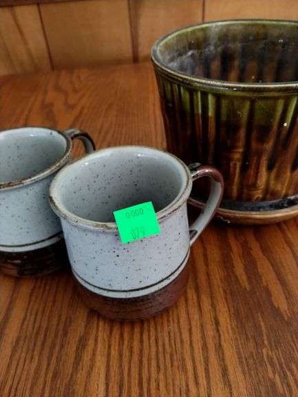 LOT McCoy USA Planter Japan Mug Set