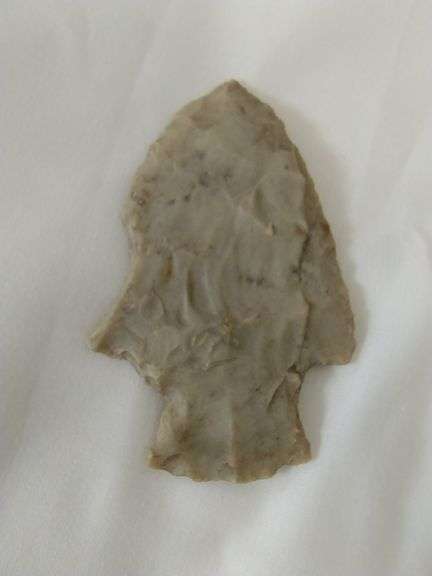 3 Primitive Notched Arrow Heads Indiana Native American