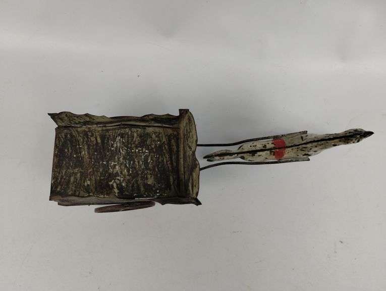 Antique Tin Horse & Wagon Toy Gibbs George Brown 1870-1920s
