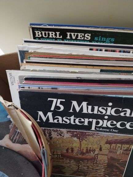 Box of Vintage Records