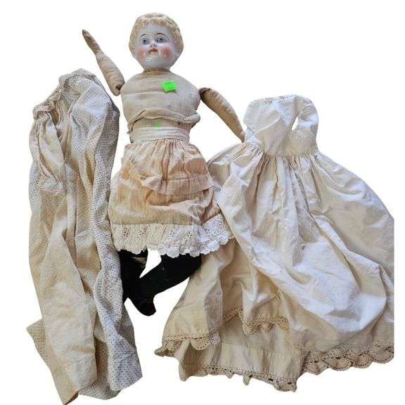 Antique Porcelain Doll Probably German