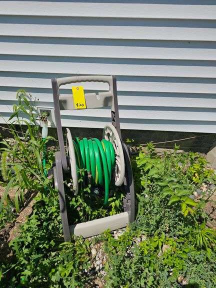 Hose Mobile Winder Garden Yard
