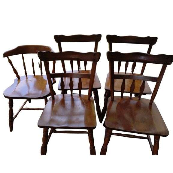 Colonial Style Kitchen Dining Chairs Wood