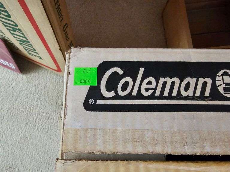 Coleman Folding Camp Stove Clean in Box