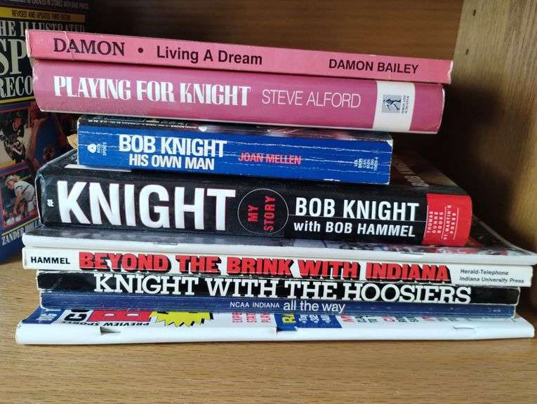 Sports Books Baseball Bobby Knight Larry Bird IU Hoosiers