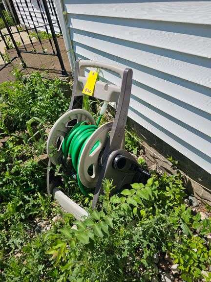 Hose Mobile Winder Garden Yard