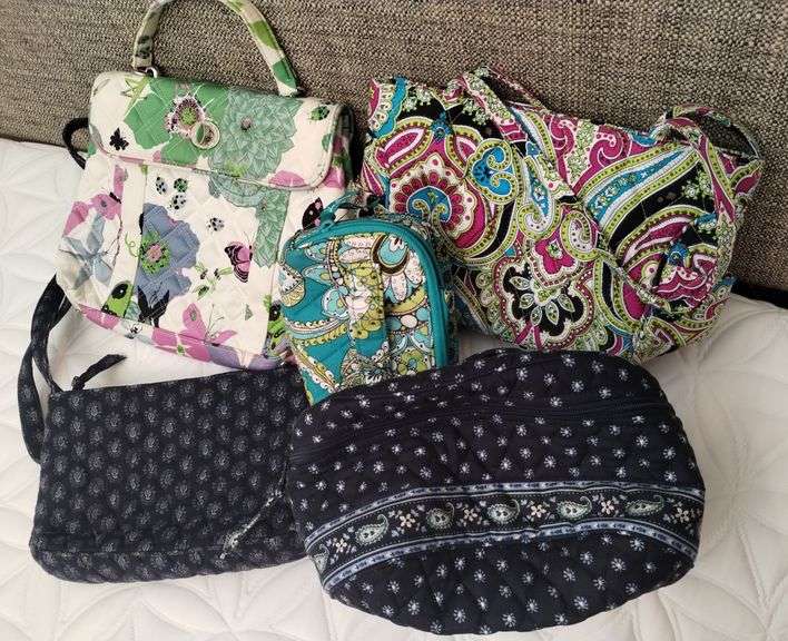 Vera Bradley hand Bag Purse Make Up LOT