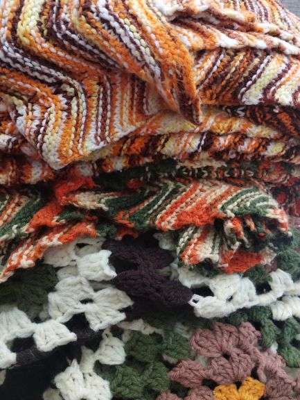 Pickers Lot Afghans Vintage
