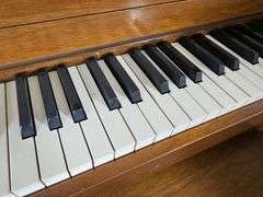 Howard Upright Piano Vintage Wood Playable or DIY Bar