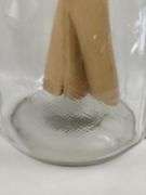 Antique Blow Butter Churn Britain Wood Paddle Glass Jar