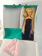 1960s Misty Barbie Vintage Black Evening Gown Case