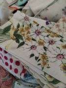 Lot Vintage Hankies Handkerchief Floral Colors