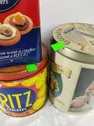 Vintage Tins RITZ Crackers Gillette Safety Razor