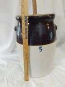 5 Gallon Butter Churn Crock Paddle Cover Primitive
