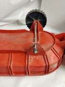 Vintage IDEAL Red Truck Toy Hauler Plastic