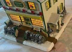 General Store Hawthorne Village John Deere Collection Lighted House