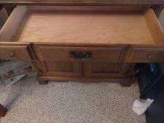 Vintage Furniture Hutch 1 Drawer Cabinet Removable Shelf *NOT THE CONTENTS*