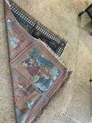 Vintage Teddy Bear Throw Blanket + Candyland BINGO Game IOB