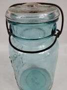 LOT 3 Antique Blue Ball Jars