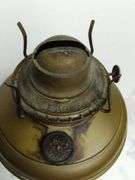 Antique Otto Müller Germany Wunder-lampe Oil Lamp Brass Ornate Russian
