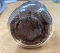 1/2 Jar of Solid Copper Pennies