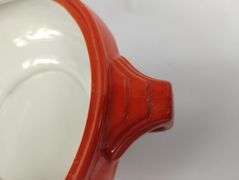 MCM Red Halls Kitchenware USA Covered Dish